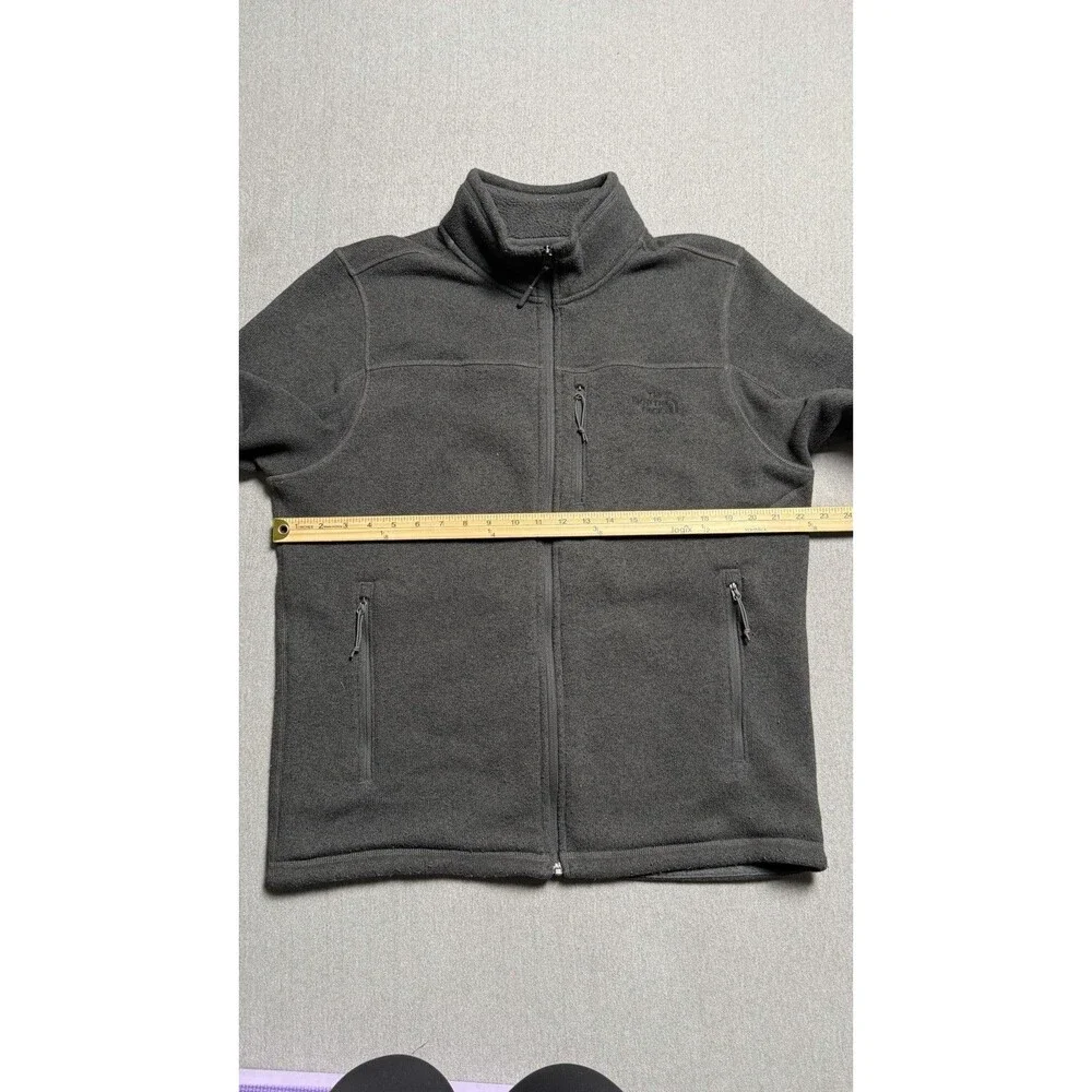 The North Face Jacket Mens L Dark Gray Gordon Lyons Full Zip Outdoors Casual